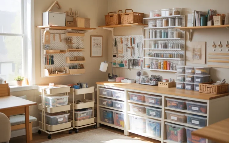 Creative Craft Storage Ideas