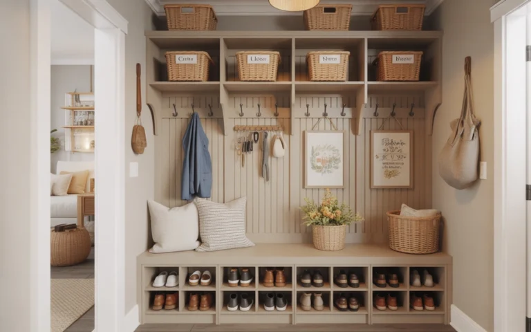 Creative Mudroom Organizing Ideas