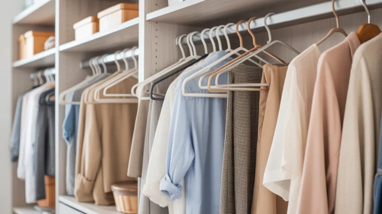 Hanger Hacks for Closet Organization