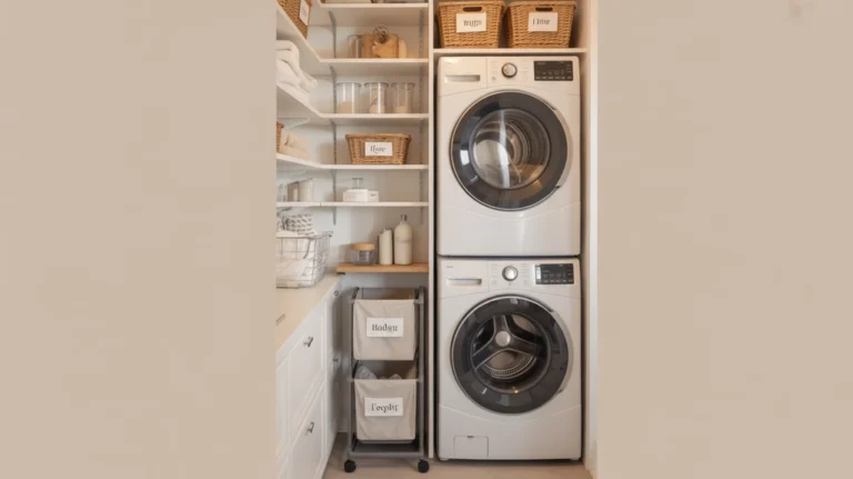 Small laundry room organizing ideas