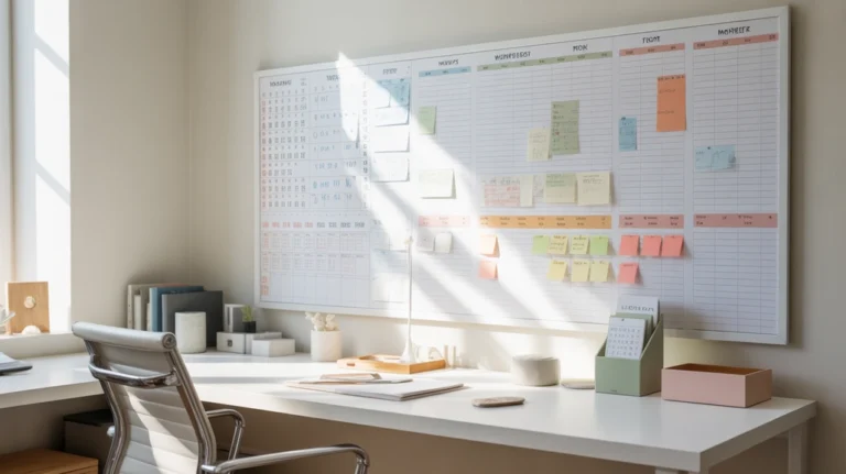 Whiteboard organization ideas