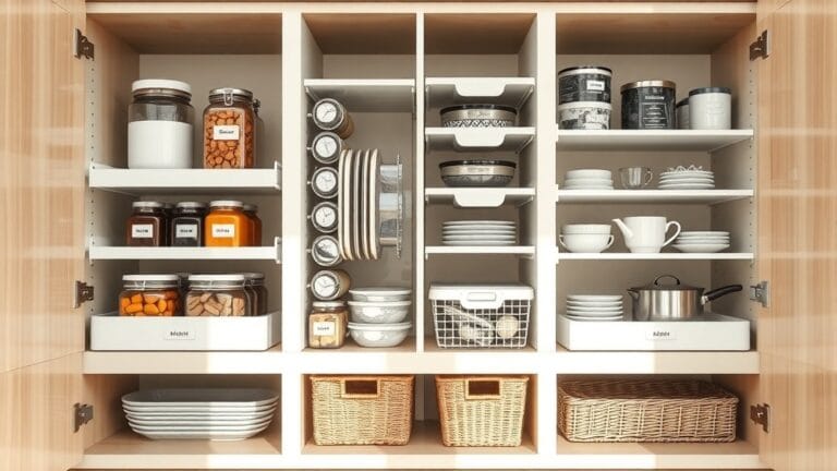 Creative Kitchen Cabinet Organization