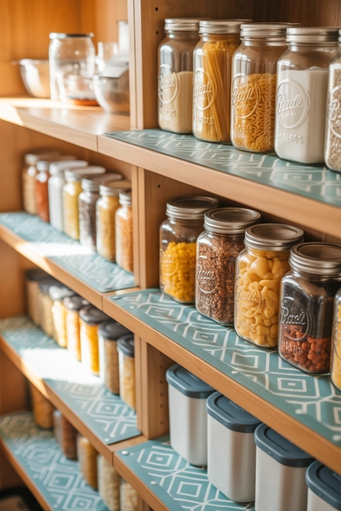 22 Dollar Store Pantry Organizing Ideas That Reduce Daily Clutter 4 Shelf Liners That Prevent Sliding Clutter