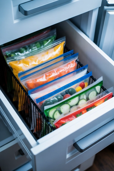 Vertical File Storage for Bags