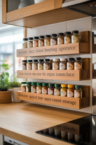 BEKVÄM Spice Racks for Compact Counter Storage