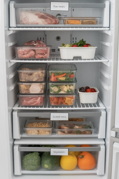 Dedicated Zones for Raw and Cooked Foods