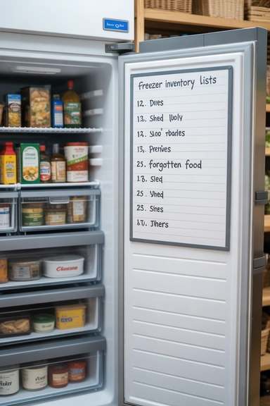 Freezer Inventory Lists That Prevent Forgotten Food