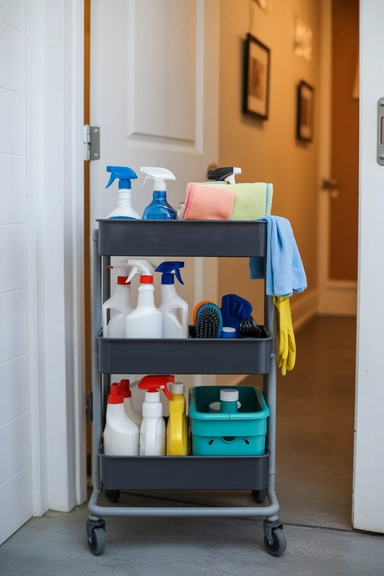 Cleaning Cart for Whole-Home Maintenance