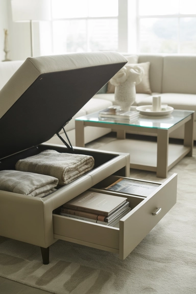 Multi-Use Furniture That Adds Hidden Storage