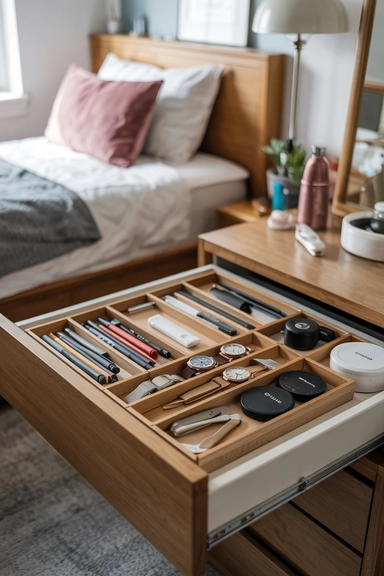 DRAWER DIVIDER TRAYS FOR DAILY ESSENTIALS