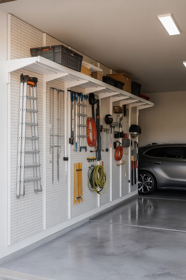 21 Smart Garage Organizing Ideas for a Clutter-Free Space 2 Wall-Mounted Storage Systems for Vertical Control