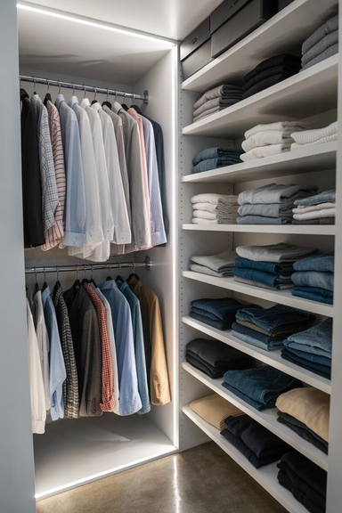 Zone Hanging and Folding Areas Separately