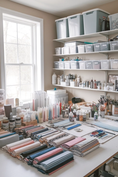 21 Craft Room Declutter Ideas That Actually Work 2 Declutter by Craft Supply Categories for Maximum Efficiency
