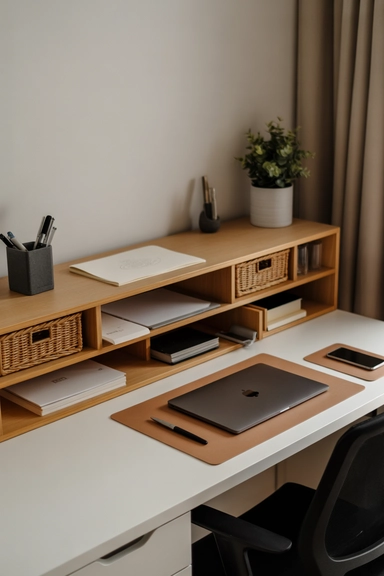  Clear the Desk Surface Before Adding Any Storage