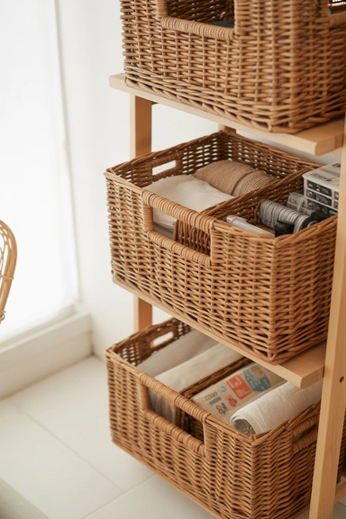 21 Cheap Basket Organizing Ideas That Tidy Your Home on a Budget 11 Stackable Baskets That Add Vertical Storage