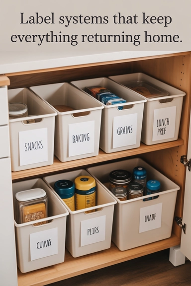 Label Systems That Keep Everything Returning Home