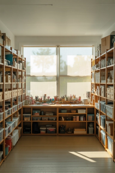 22 Smart Craft Room Layout Ideas That Make Small and Large Spaces Work Better 11 Layouts Designed Around Natural Light and Sightlines
