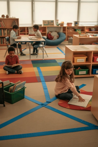22 Smart Classroom Organization Hacks That Actually Work 11 Visual Boundaries That Help Students Stay Organized