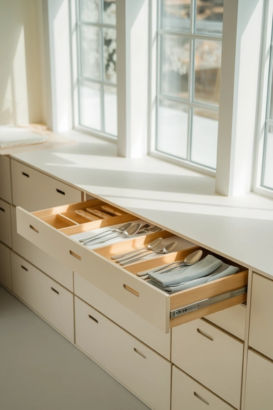 22 IKEA Dining Room Storage Ideas For Real Homes 12 Add a NORDLI Chest for Streamlined Drawer Storage