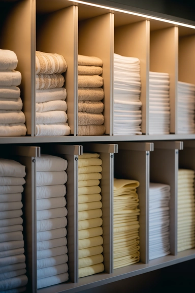 21 Smart Linen Closet Organizing Ideas for a Clutter-Free Home 12 Install Shelf Dividers