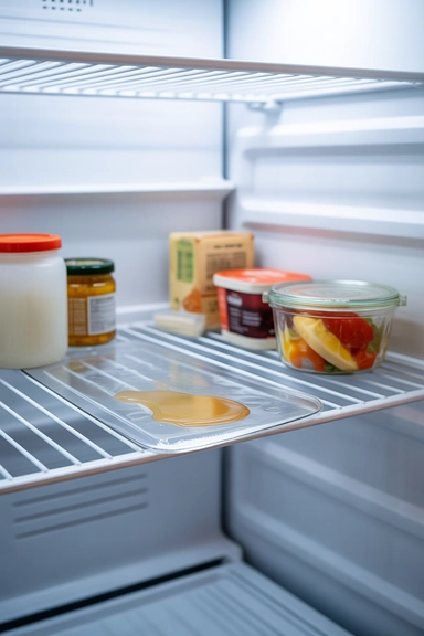  Use Fridge Mats to Protect Shelves
