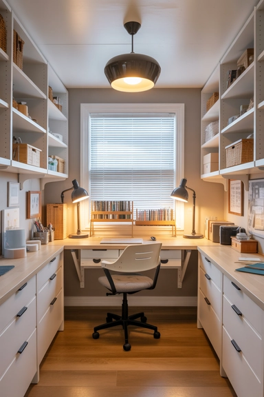 22 Smart Craft Room Layout Ideas That Make Small and Large Spaces Work Better 12 Compact Layout Solutions for Small Craft Rooms