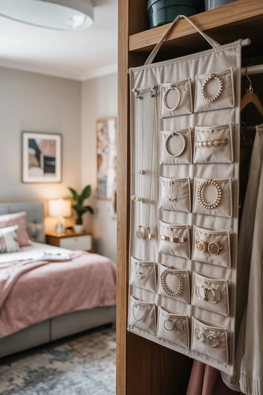 HANGING JEWELRY ORGANIZERS