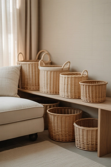 21 Cheap Basket Organizing Ideas That Tidy Your Home on a Budget 13 Neutral Baskets That Blend Instead of Standing Out