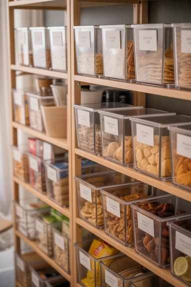 22 Smart Snack Organization Ideas for Zero Clutter 13 Use Clear Labeling for Snack Zones