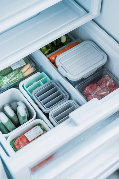 Ice Cube Drawer Separation That Prevents Odor Transfer