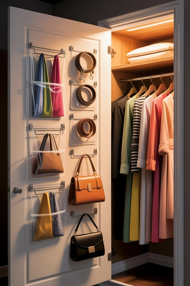 22 Vertical Storage Ideas That Reclaim Floor Space and Clear Visual Clutter 13 Behind-Door Hanging Systems That Expand Closet Capacity
