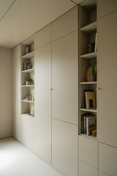Ceiling-Height Storage That Uses Vertical Limits Wisely