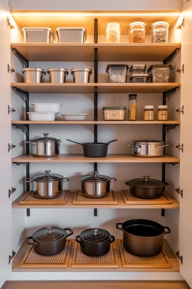 Cupboard Storage That Accounts for Item Weight and Stability