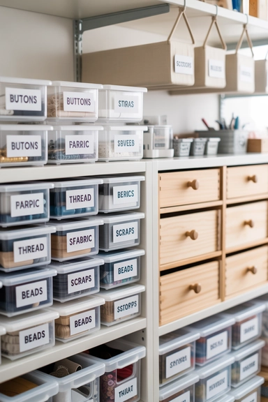19 Cricut Organization Ideas That Keep Supplies Accessible 13 Labeling Systems for Quick Supply Identification
