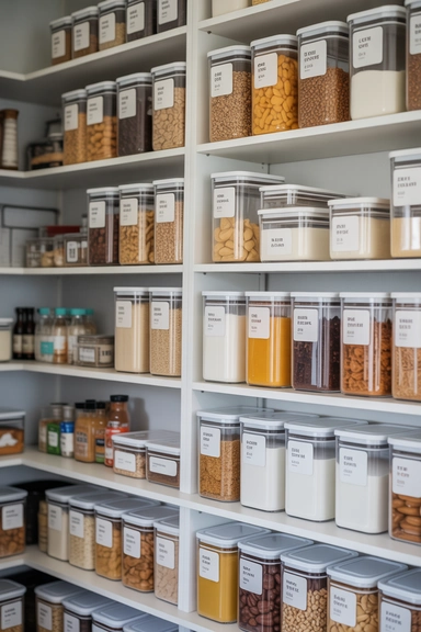 25 Small Kitchen Storage Solutions That Make Every Inch Work Better 13 Stackable Container Systems for Pantry Efficiency
