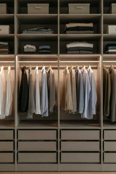 Storage That Separates Daily Clothing From Occasional Items