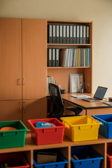22 Smart Classroom Organization Hacks That Actually Work 13 Storage That Separates Teacher Materials From Student Supplies
