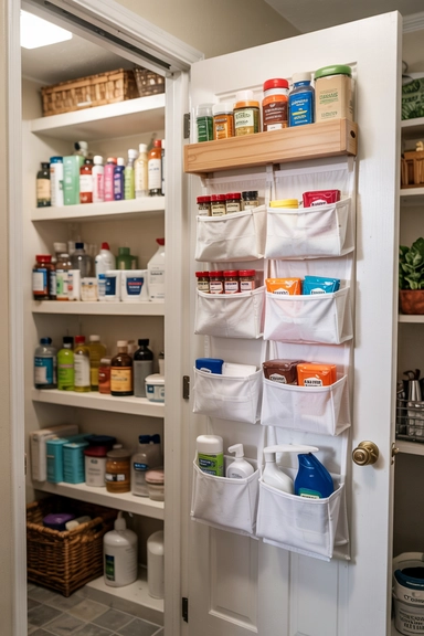 OVER-THE-DOOR ORGANIZERS FOR SMALL ESSENTIALS