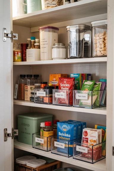 PANTRY SMALL-ITEM GROUPING HACKS
