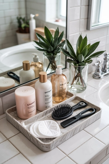 BATHROOM COUNTER ESSENTIAL ZONE HACKS