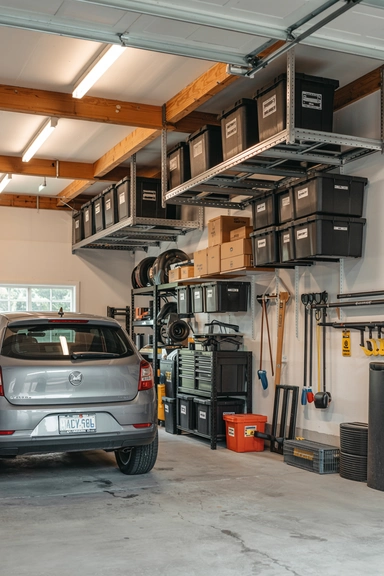 OVERHEAD GARAGE CEILING RACKS