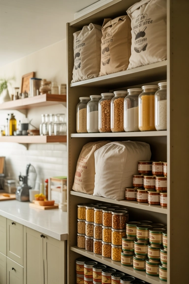 Store Bulk Pantry Items in Secondary Storage