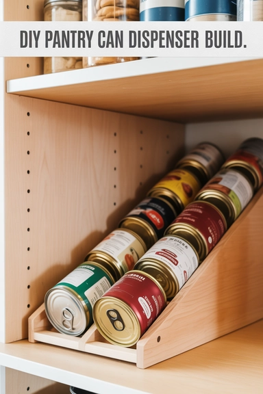 DIY Pantry Can Dispenser Build