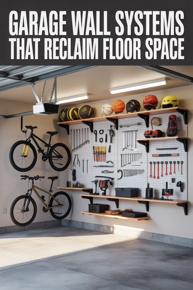 Garage Wall Systems That Reclaim Floor Space