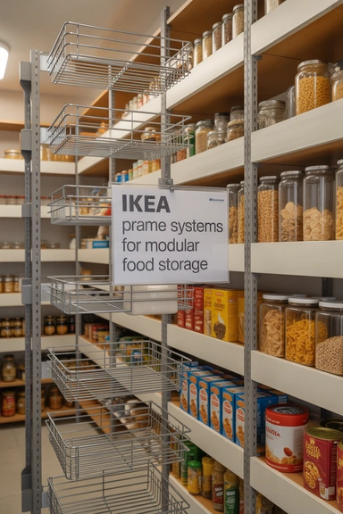 IKEA Pantry Frame Systems for Modular Food Storage