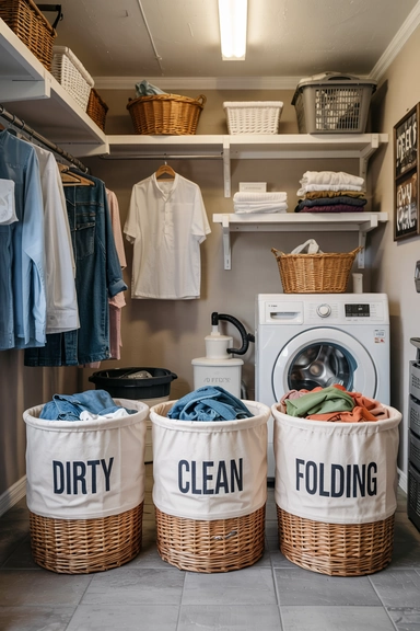  LAUNDRY SORTING FLOW SYSTEM