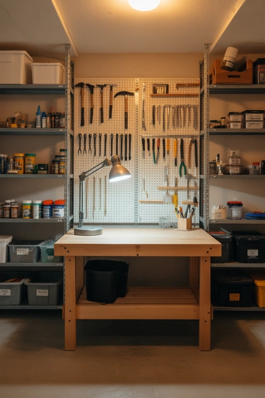 Multi-Purpose Work and Hobby Zones