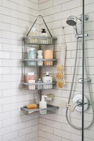 SHOWER CADDIES FOR BATHROOM SMALL ITEMS
