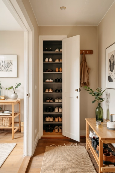SLIM PROFILE SHOE CABINETS