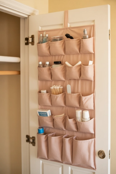 21 Smart Linen Closet Organizing Ideas for a Clutter-Free Home 16 Use Door Space for Hanging Storage